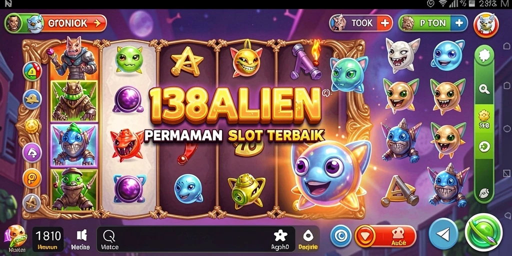 Tampilan gameplay <strong>138ALIEN</strong> yang penuh warna dan menarik.