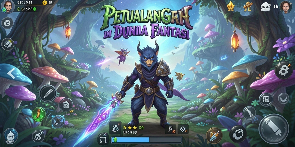 Tampilan gameplay 9SL yang mengeksplorasi dunia petualangan seru.