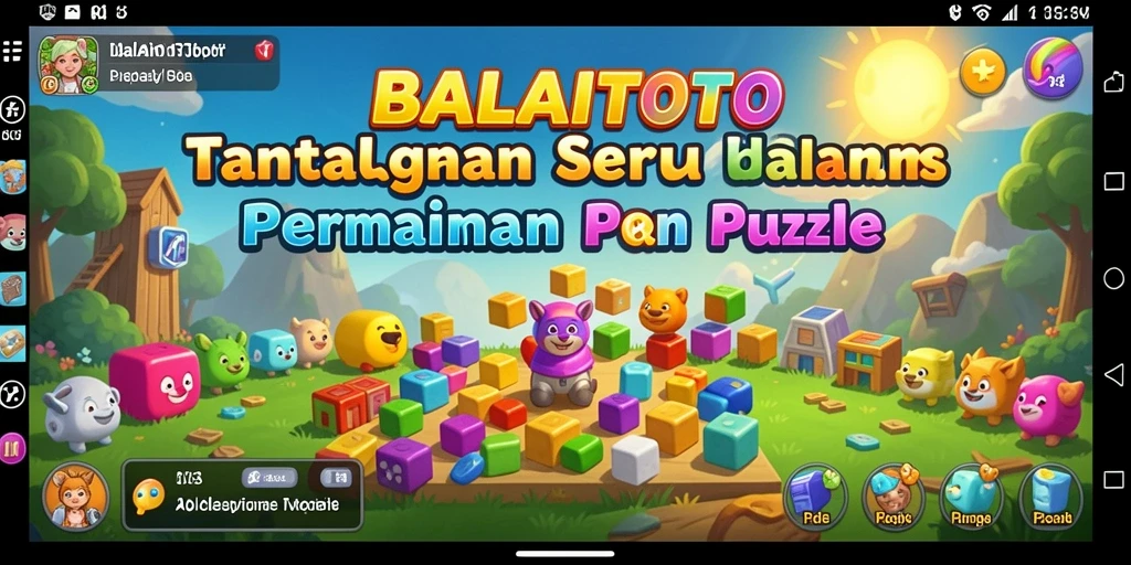 Tampilan gameplay memukau dari BALAITOTO dengan tantangan puzzle menarik.