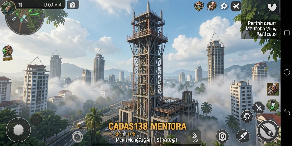 Tampilan menarik dari gameplay Tower Defense di CADAS138.