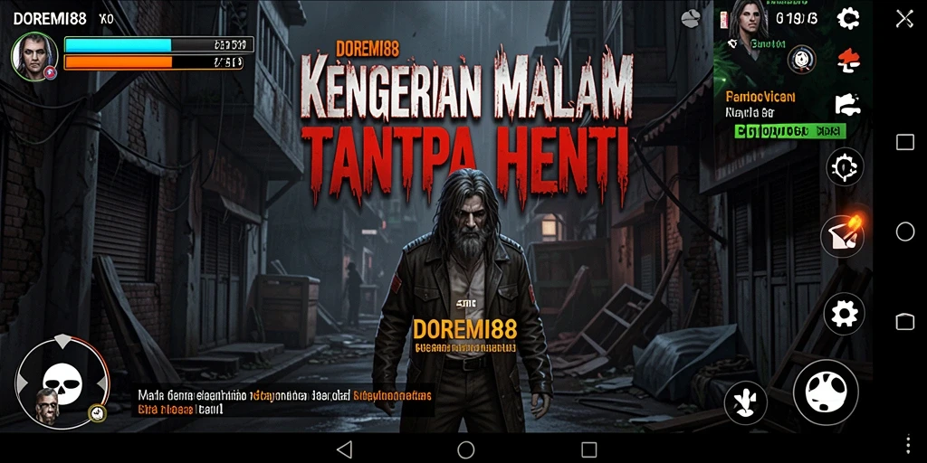 Tampilan gameplay DOREMI88 yang menegangkan dan mencekam.