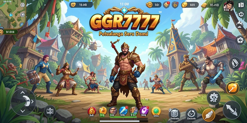 Screenshot gameplay GGR7777 menampilkan dunia terbuka yang indah dan kaya detail.