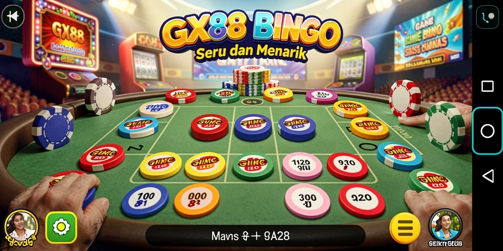 Tampilan gameplay Bingo yang menarik dan interaktif di GX88.