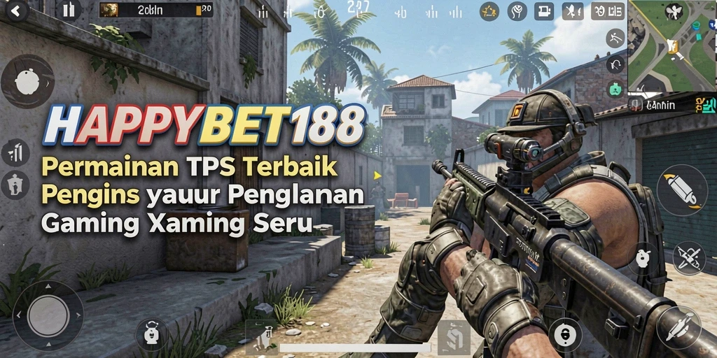 Tangkapan layar utama dari gameplay <strong>HAPPYBET188</strong> yang menampilkan aksi seru TPS.