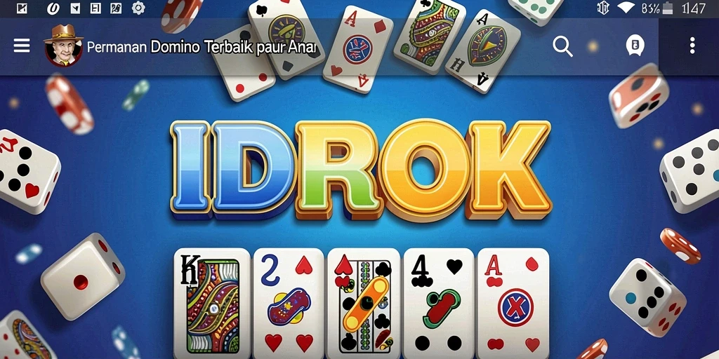 Tampilan gameplay seru IDROK, nikmati keseruan bermain Domino.