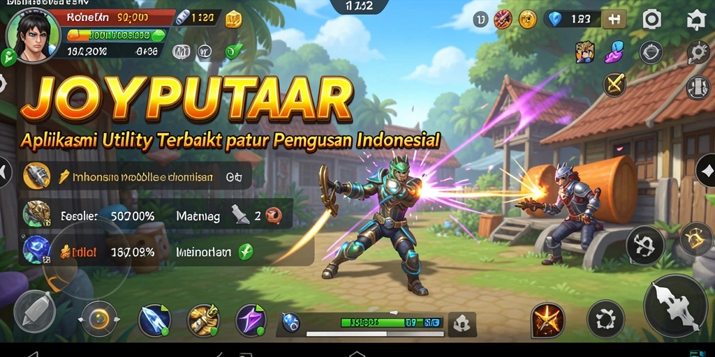 Tampilan antarmuka JOYPUTAR yang bersih dan mudah digunakan.