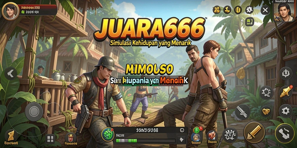 Screenshot JUARA666 menampilkan gameplay menarik dalam simulasi kehidupan.