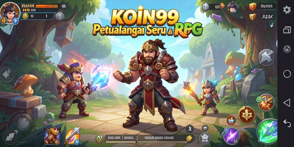 Gameplay KOIN99 menampilkan pertarungan seru dan grafik menawan.