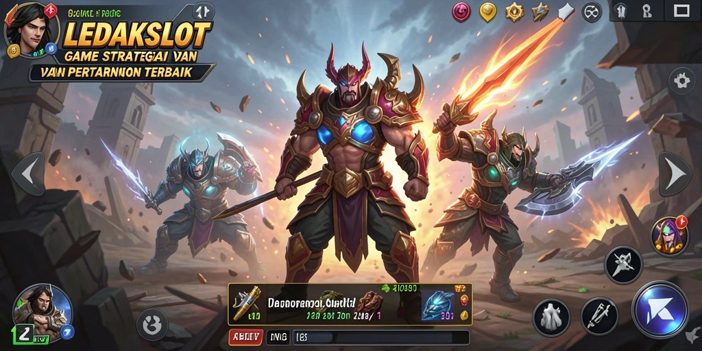 Tampilan gameplay menarik dari LEDAKSLOT yang mengasyikkan.
