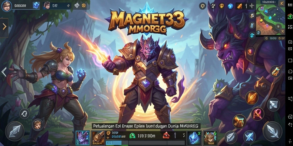 Tampilan gameplay MAGNET33 yang mendebarkan dan penuh aksi.