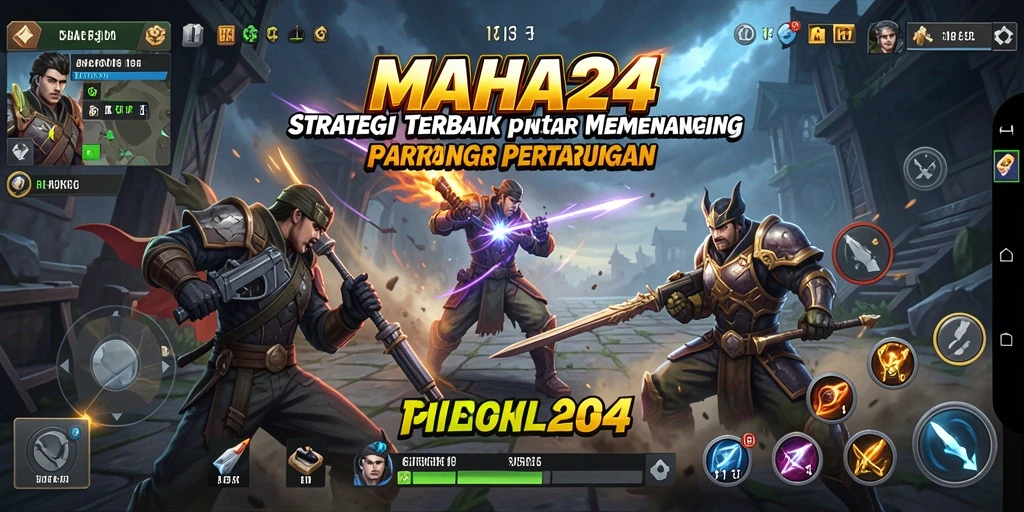 Tampilan gameplay menarik dari MAHA24 dengan strategi mendalam.