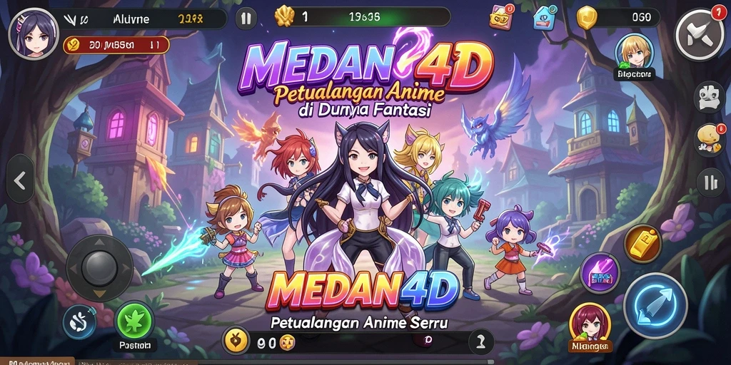Tampilan gameplay seru dari MEDAN4D yang penuh warna.