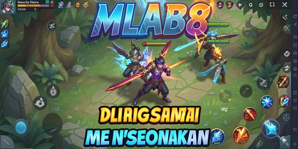 Tampilan seru dari gameplay MLBB8 yang atraktif dan interaktif.
