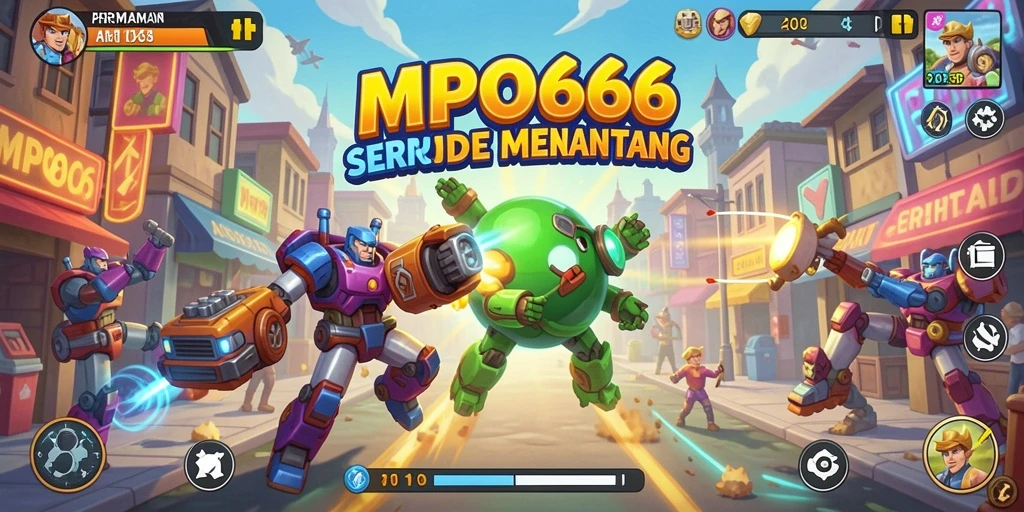 Tampilan gameplay MPO666 yang penuh aksi dan tantangan.