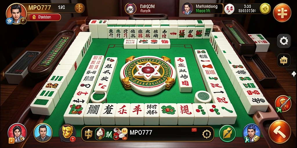Tampilan permainan Mahjong MPO777 yang menarik dan seru.