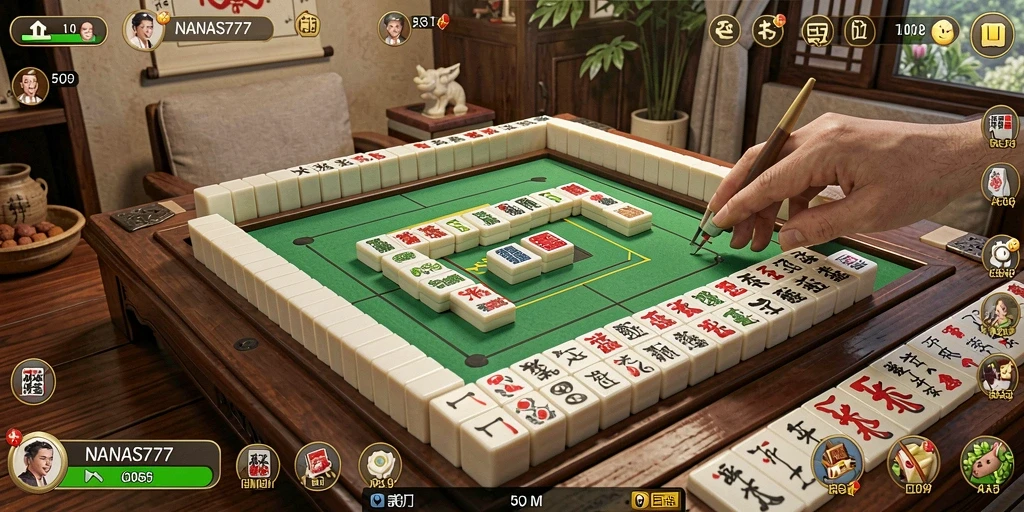 Screenshot NANAS777 menampilkan gameplay Mahjong yang seru dan menarik.