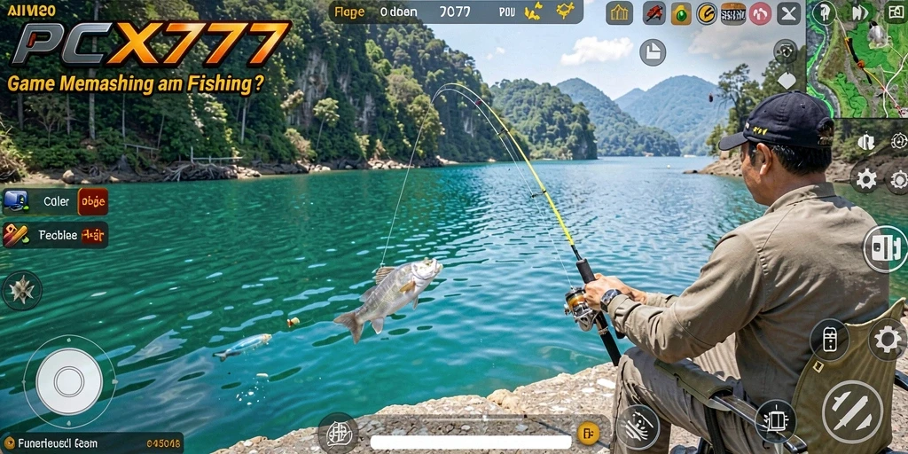 Tangkapan ikan besar dalam gameplay seru PCX777.