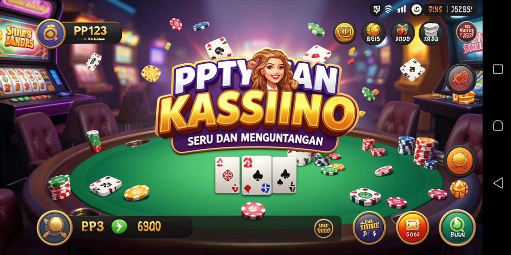 Tampilan menarik gameplay Kasino dalam PP123.
