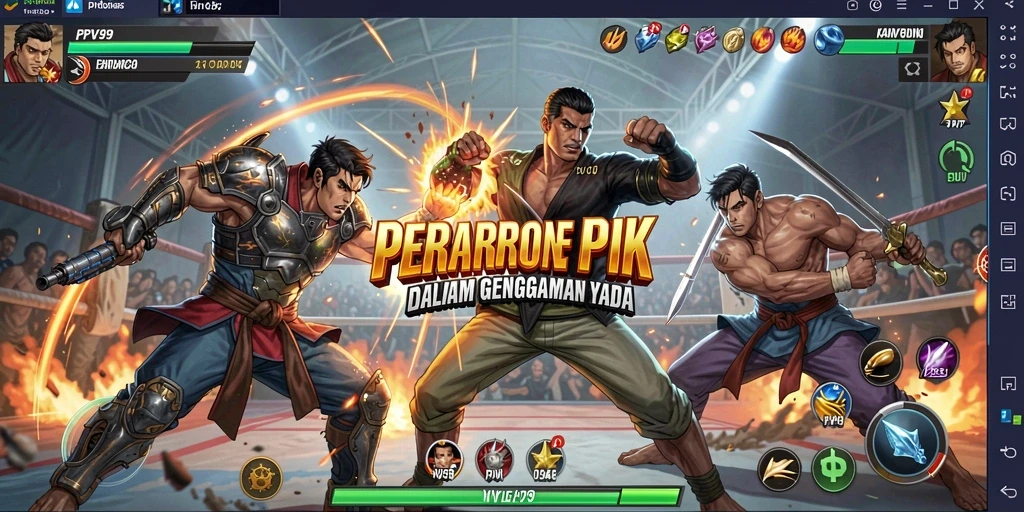 Menampilkan pertarungan seru dengan karakter unik dalam PPV99.