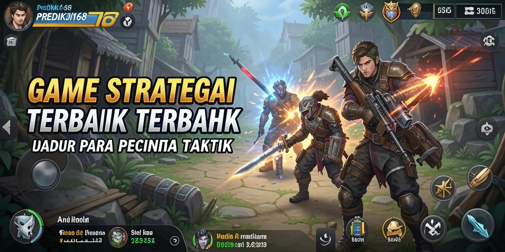 Tangkapan layar menunjukkan gameplay strategis menarik di PREDIKSI168.