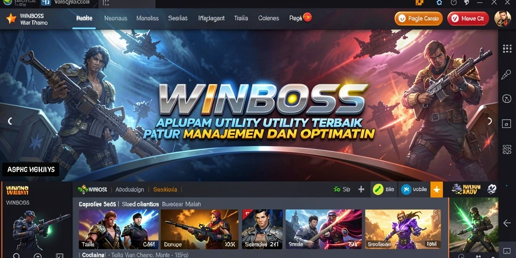 Tampilan antarmuka WINBOSS yang intuitif dan fungsional.
